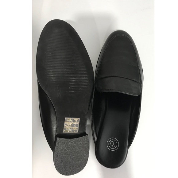 NWOT Urban Outfitters Jules Leather Loafer Mules - Picture 4 of 5